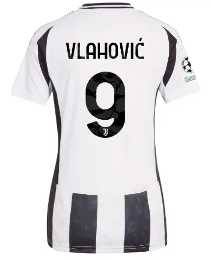 FC Juventus Turin Shop – Buy juventus home jersey 202425 – women – 9 – vlahoviĆ – champions league pack Jerseys & Accessories Online