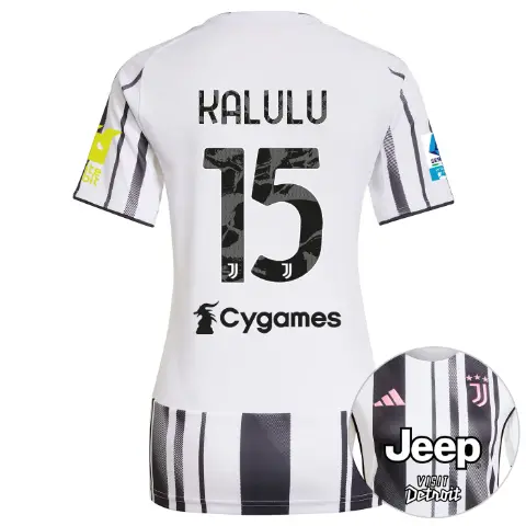 FC Juventus Turin Shop – Buy juventus home jersey 202526 – women – serie a pack – 2526 – sleeve sponsor whitebit – 15 – kalulu Jerseys & Accessories Online