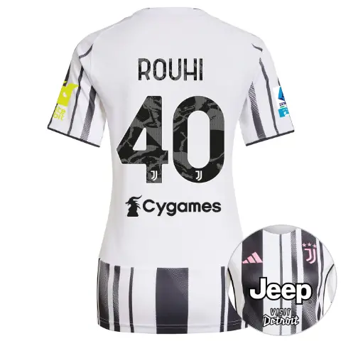FC Juventus Turin Shop – Buy juventus home jersey 202526 – women – serie a pack – 2526 – sleeve sponsor whitebit – 40 – rouhi Jerseys & Accessories Online