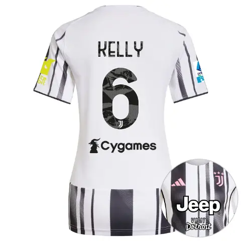 FC Juventus Turin Shop – Buy juventus home jersey 202526 – women – serie a pack – 2526 – sleeve sponsor whitebit – 6 – kelly Jerseys & Accessories Online