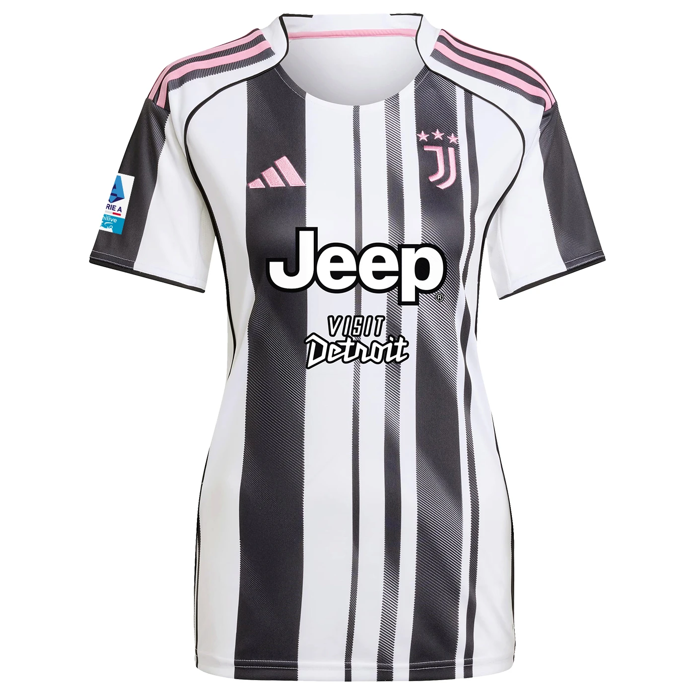 FC Juventus Turin Shop – Buy juventus home jersey 202526 – women – serie a pack – 2526 – sleeve sponsor whitebit with custom printing Jerseys & Accessories Online