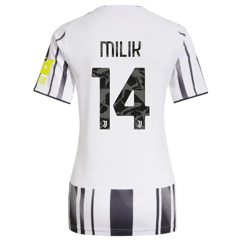 FC Juventus Turin Shop – Buy juventus home jersey 202526 – women – sleeve sponsor whitebit – 14 – milik Jerseys & Accessories Online