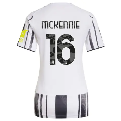 FC Juventus Turin Shop – Buy juventus home jersey 202526 – women – sleeve sponsor whitebit – 16 – mckennie Jerseys & Accessories Online