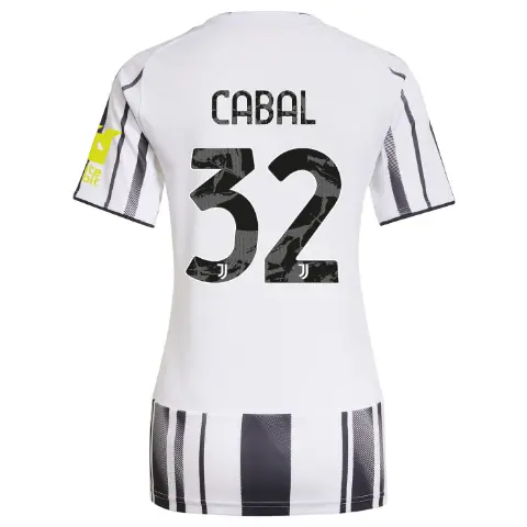 FC Juventus Turin Shop – Buy juventus home jersey 202526 – women – sleeve sponsor whitebit – 32 – cabal Jerseys & Accessories Online