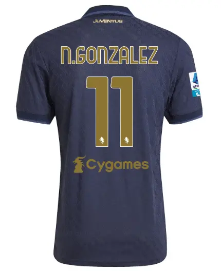 FC Juventus Turin Shop – Buy juventus third authentic jersey 202425 – 11 – n.gonzalez – serie a pack Jerseys & Accessories Online
