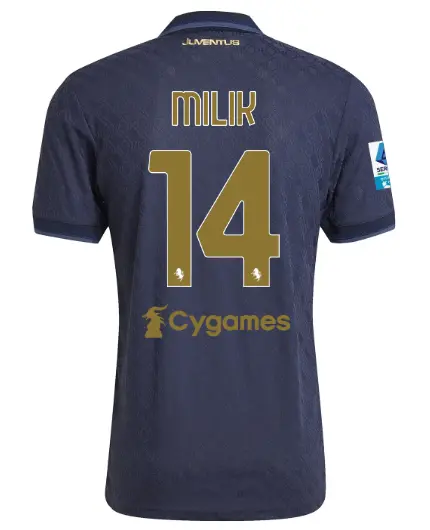 FC Juventus Turin Shop – Buy juventus third authentic jersey 202425 – 14 – milik – serie a pack Jerseys & Accessories Online