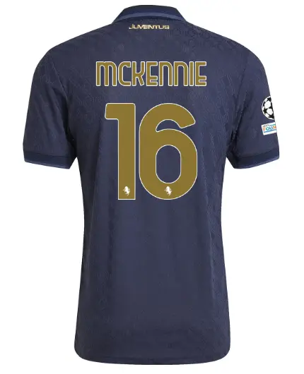 FC Juventus Turin Shop – Buy juventus third authentic jersey 202425 – 16 – mckennie – champions league pack Jerseys & Accessories Online