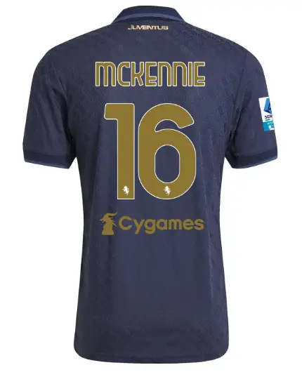 FC Juventus Turin Shop – Buy juventus third authentic jersey 202425 – 16 – mckennie – serie a pack Jerseys & Accessories Online