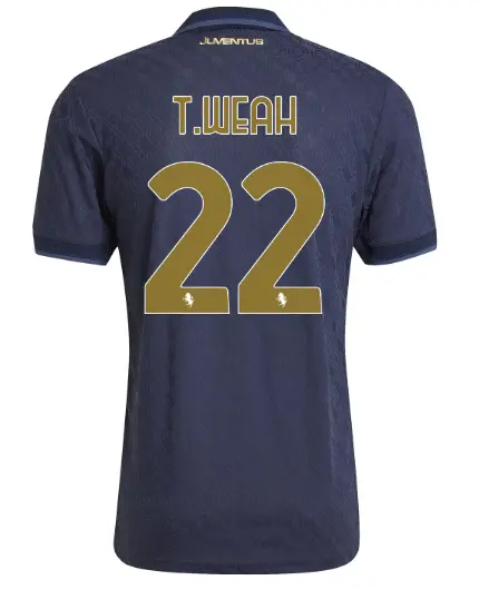 FC Juventus Turin Shop – Buy juventus third authentic jersey 202425 – 22 – t.weah Jerseys & Accessories Online