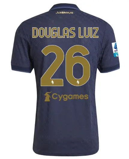FC Juventus Turin Shop – Buy juventus third authentic jersey 202425 – 26 – douglas luiz – serie a pack Jerseys & Accessories Online