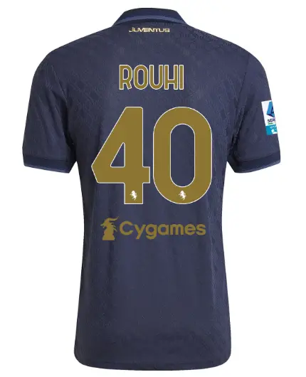 FC Juventus Turin Shop – Buy juventus third authentic jersey 202425 – 40 – rouhi – serie a pack Jerseys & Accessories Online