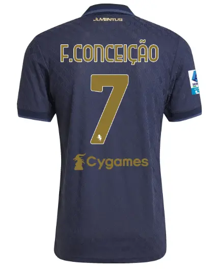 FC Juventus Turin Shop – Buy juventus third authentic jersey 202425 – 7 – f.conceiÇÃo – serie a pack Jerseys & Accessories Online