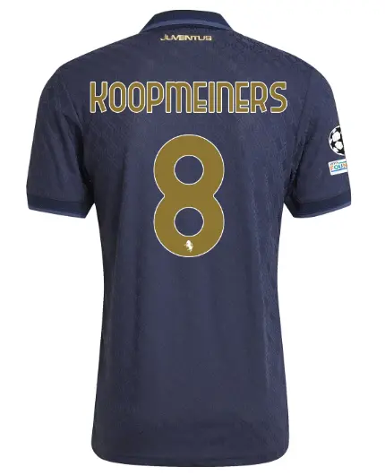 FC Juventus Turin Shop – Buy juventus third authentic jersey 202425 – 8 – koopmeiners – champions league pack Jerseys & Accessories Online