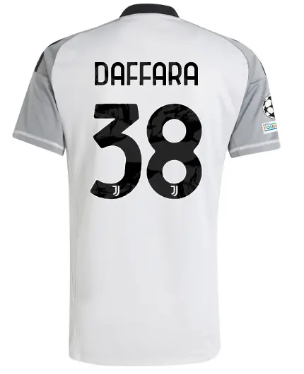 FC Juventus Turin Shop – Buy juventus third goalkeeper jersey 202425 – 38 – daffara – champions league pack Jerseys & Accessories Online
