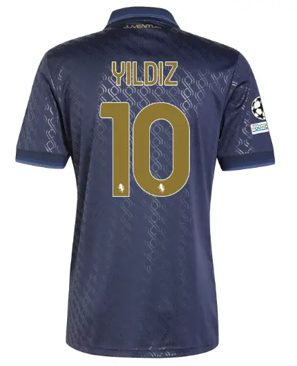 FC Juventus Turin Shop – Buy juventus third jersey 202425 – 10 – yildiz – champions league pack Jerseys & Accessories Online