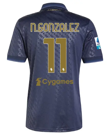 FC Juventus Turin Shop – Buy juventus third jersey 202425 – 11 – n.gonzalez – serie a pack Jerseys & Accessories Online