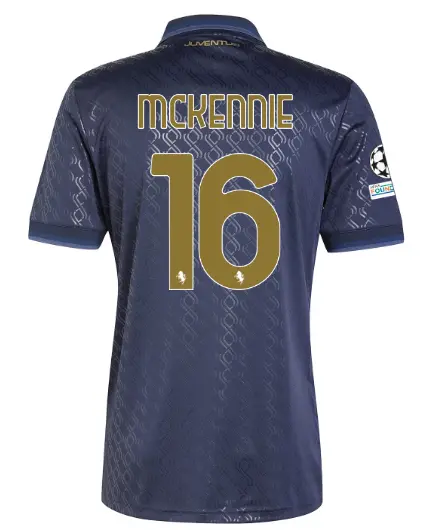FC Juventus Turin Shop – Buy juventus third jersey 202425 – 16 – mckennie – champions league pack Jerseys & Accessories Online