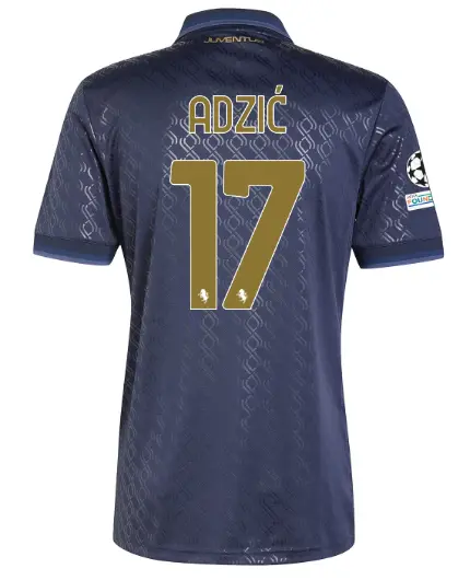 FC Juventus Turin Shop – Buy juventus third jersey 202425 – 17 – adziĆ – champions league pack Jerseys & Accessories Online