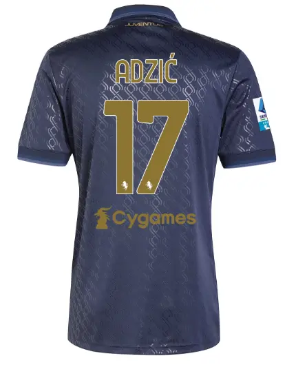 FC Juventus Turin Shop – Buy juventus third jersey 202425 – 17 – adziĆ – serie a pack Jerseys & Accessories Online