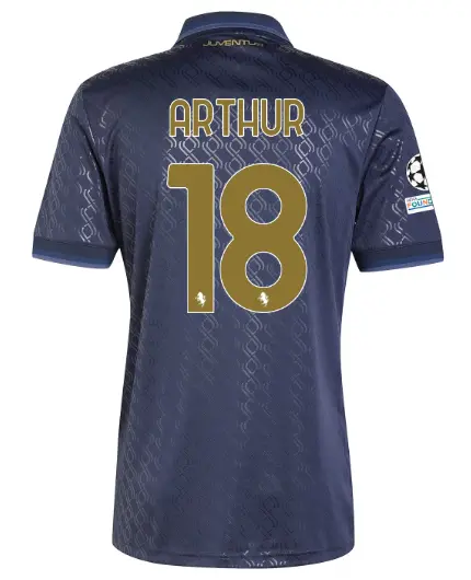 FC Juventus Turin Shop – Buy juventus third jersey 202425 – 18 – arthur – champions league pack Jerseys & Accessories Online