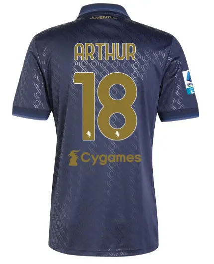 FC Juventus Turin Shop – Buy juventus third jersey 202425 – 18 – arthur – serie a pack Jerseys & Accessories Online