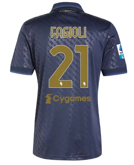 FC Juventus Turin Shop – Buy juventus third jersey 202425 – 21 – fagioli – serie a pack Jerseys & Accessories Online