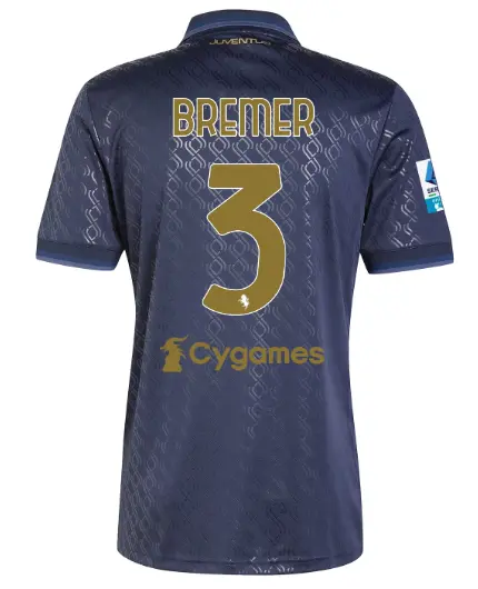 FC Juventus Turin Shop – Buy juventus third jersey 202425 – 3 – bremer – serie a pack Jerseys & Accessories Online