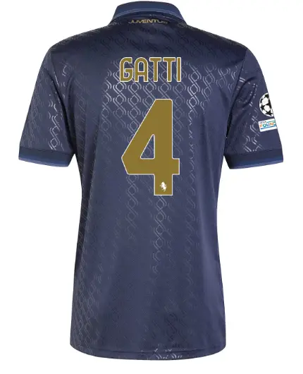 FC Juventus Turin Shop – Buy juventus third jersey 202425 – 4 – gatti – champions league pack Jerseys & Accessories Online