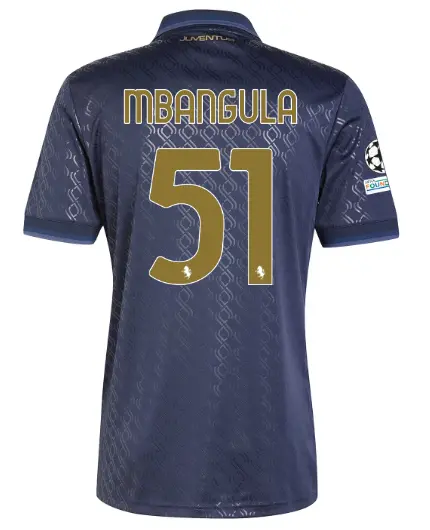 FC Juventus Turin Shop – Buy juventus third jersey 202425 – 51 – mbangula – champions league pack Jerseys & Accessories Online
