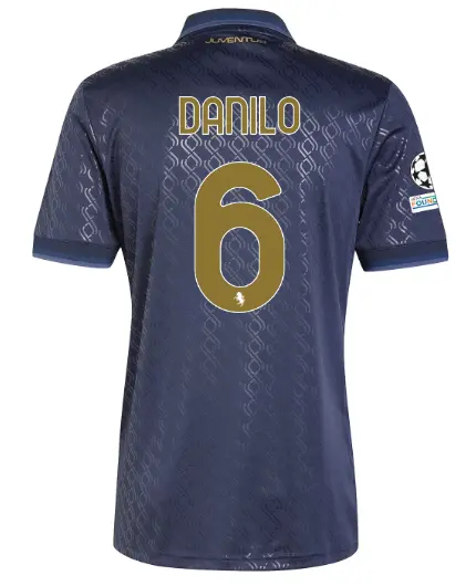 FC Juventus Turin Shop – Buy juventus third jersey 202425 – 6 – danilo – champions league pack Jerseys & Accessories Online