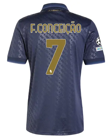 FC Juventus Turin Shop – Buy juventus third jersey 202425 – 7 – f.conceiÇÃo – champions league pack Jerseys & Accessories Online
