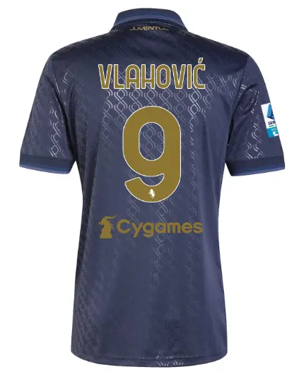 FC Juventus Turin Shop – Buy juventus third jersey 202425 – 9 – vlahoviĆ – serie a pack Jerseys & Accessories Online