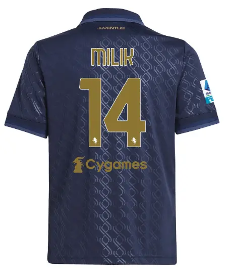FC Juventus Turin Shop – Buy juventus third jersey 202425 – kids – 14 – milik – serie a pack Jerseys & Accessories Online