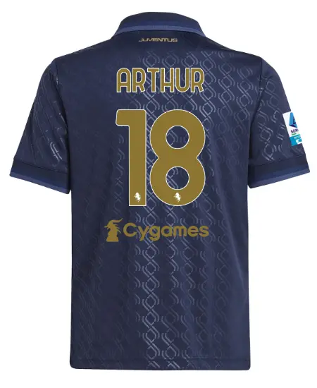 FC Juventus Turin Shop – Buy juventus third jersey 202425 – kids – 18 – arthur – serie a pack Jerseys & Accessories Online