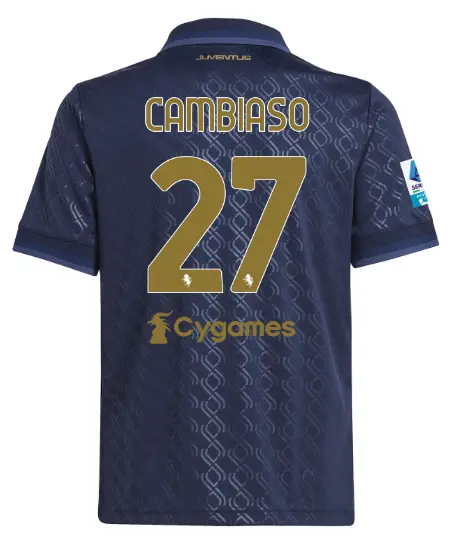 FC Juventus Turin Shop – Buy juventus third jersey 202425 – kids – 27 – cambiaso – serie a pack Jerseys & Accessories Online