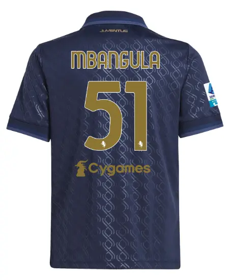FC Juventus Turin Shop – Buy juventus third jersey 202425 – kids – 51 – mbangula – serie a pack Jerseys & Accessories Online