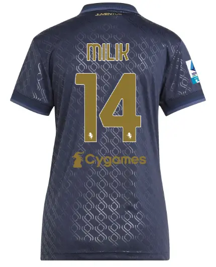 FC Juventus Turin Shop – Buy juventus third jersey 202425 – women – 14 – milik – serie a pack Jerseys & Accessories Online