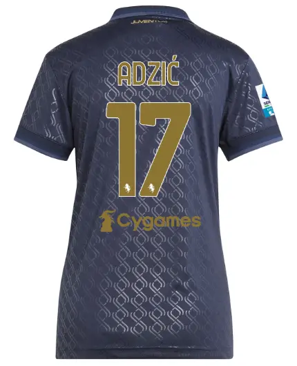 FC Juventus Turin Shop – Buy juventus third jersey 202425 – women – 17 – adziĆ – serie a pack Jerseys & Accessories Online