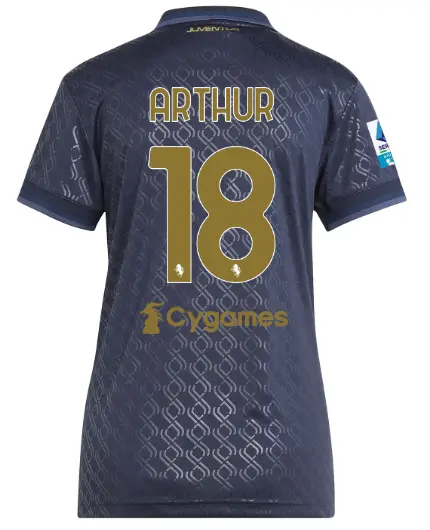 FC Juventus Turin Shop – Buy juventus third jersey 202425 – women – 18 – arthur – serie a pack Jerseys & Accessories Online