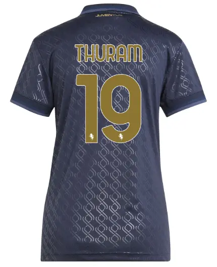 FC Juventus Turin Shop – Buy juventus third jersey 202425 – women – 19 – thuram Jerseys & Accessories Online