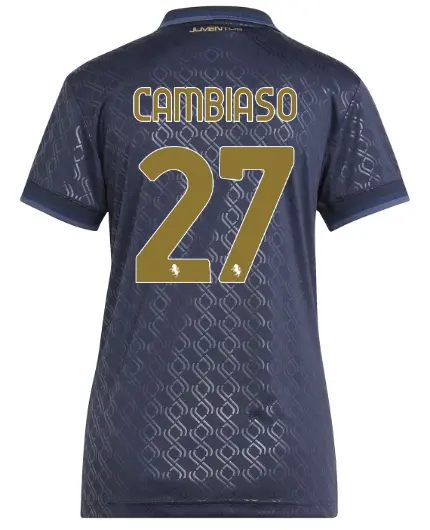 FC Juventus Turin Shop – Buy juventus third jersey 202425 – women – 27 – cambiaso Jerseys & Accessories Online