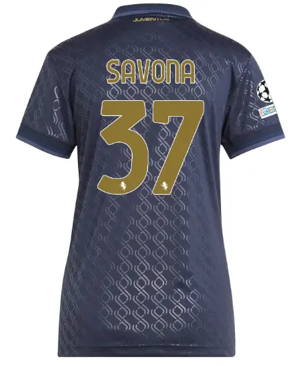 FC Juventus Turin Shop – Buy juventus third jersey 202425 – women – 37 – savona – champions league pack Jerseys & Accessories Online