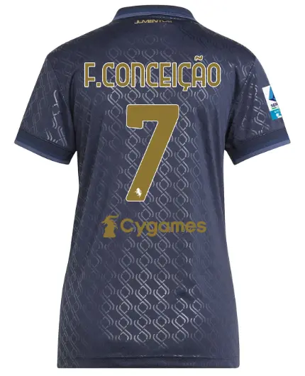 FC Juventus Turin Shop – Buy juventus third jersey 202425 – women – 7 – f.conceiÇÃo – serie a pack Jerseys & Accessories Online