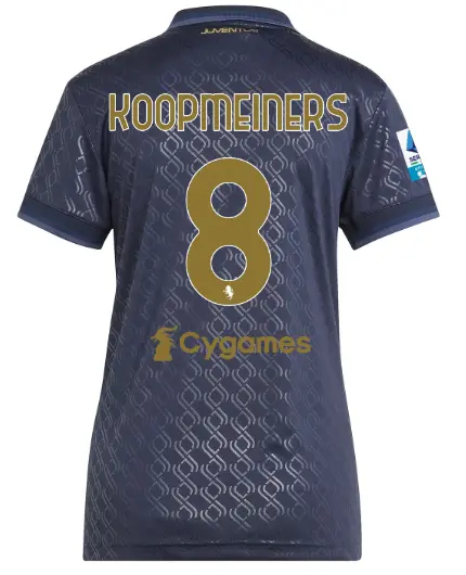 FC Juventus Turin Shop – Buy juventus third jersey 202425 – women – 8 – koopmeiners – serie a pack Jerseys & Accessories Online