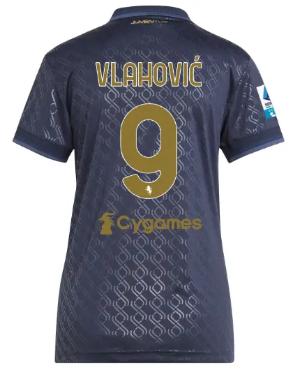 FC Juventus Turin Shop – Buy juventus third jersey 202425 – women – 9 – vlahoviĆ – serie a pack Jerseys & Accessories Online